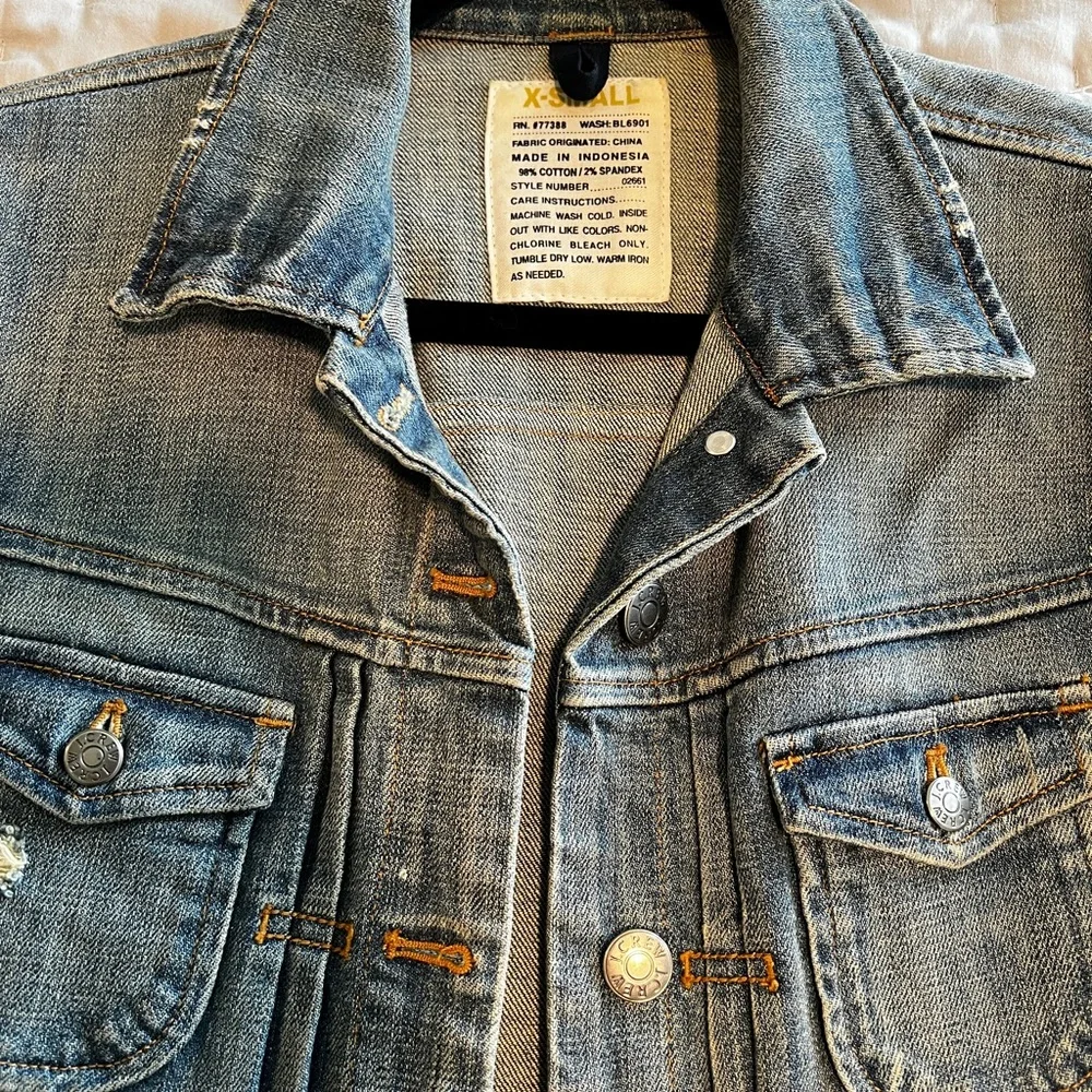 JCrew Jean jacket *like new* - Picture 2 of 3